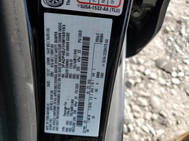 2017 FORD FIESTA SE - 3FADP4BJ1HM169193