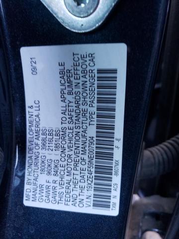 2022 HONDA INSIGHT EX - 19XZE4F59NE007904
