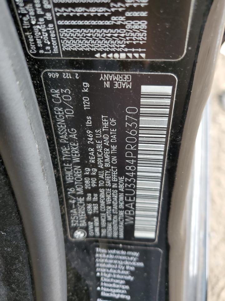 WBAEU33484PR06370 2004 BMW 325 Xi