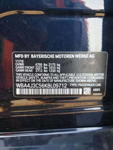 WBA4J3C56KBL09712 BMW 4 Series 430XI GRAN 10