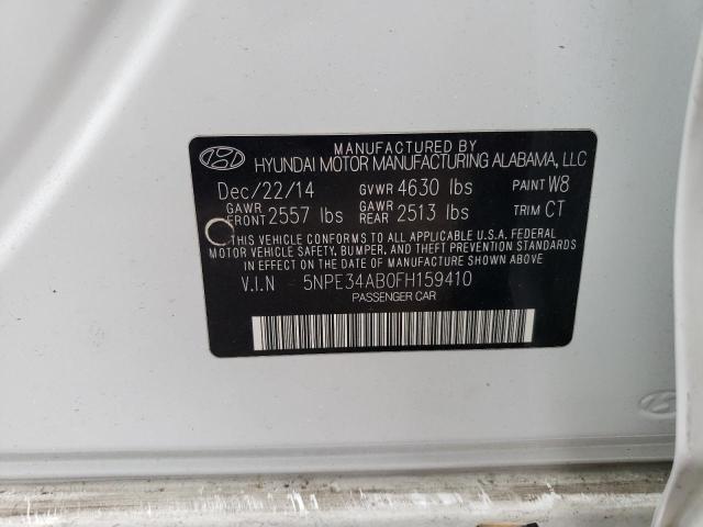 2015 HYUNDAI SONATA SPO - 5NPE34AB0FH159410