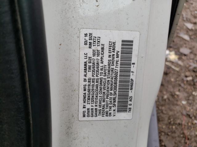 5FNRL5H30GB086027 2016 HONDA ODYSSEY, photo no. 13