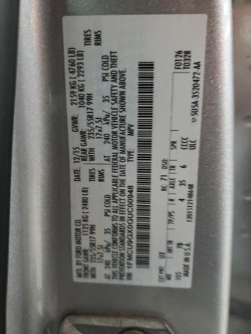 1FMCU9GX0GUC00948 2016 Ford Escape Se