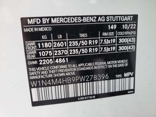 2023 MERCEDES-BENZ GLB 250 4M - W1N4M4HB9PW278396
