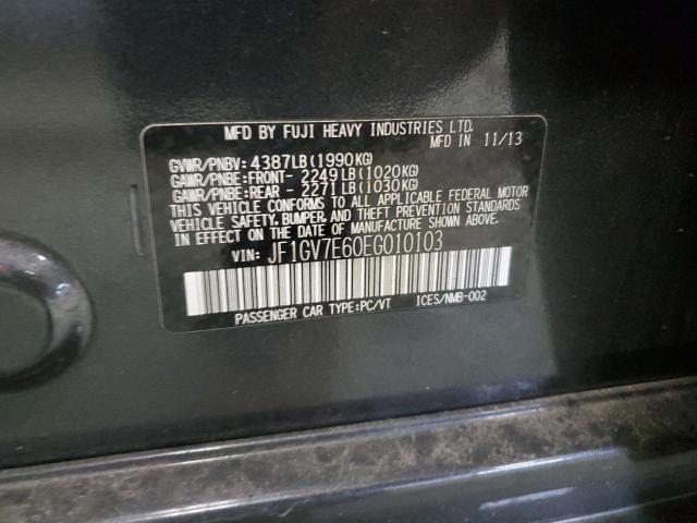 JF1GV7E60EG010103 Subaru Impreza Wrx