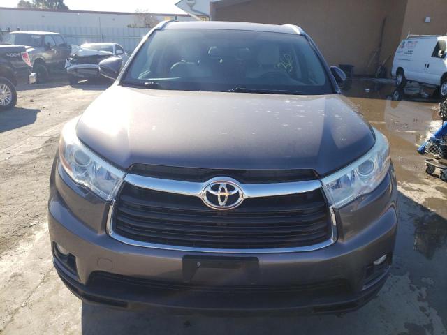 VIN 5TDJKRFH7ES026681 2014 Toyota Highlander, Xle no.5