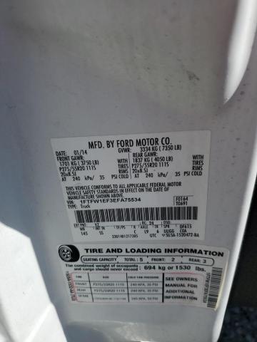 1FTFW1EF3EFA75534 Ford F150 Supercrew