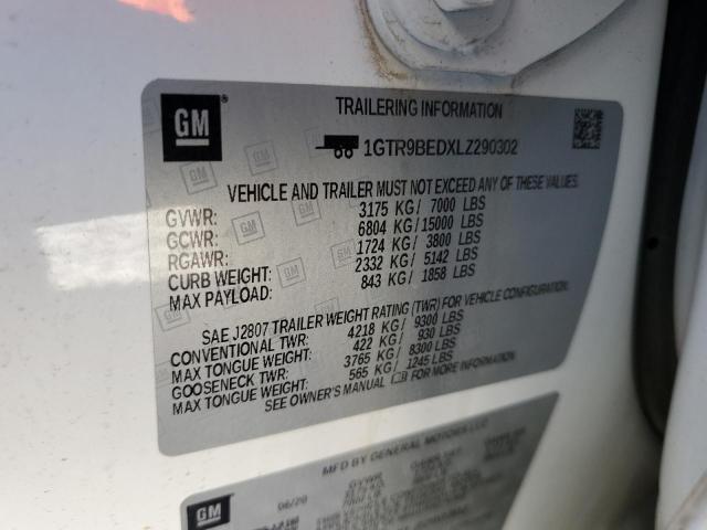 1GTR9BEDXLZ290302 GMC Sierra K1500 Sle