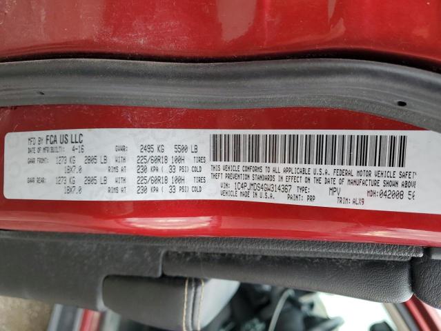 1C4PJMDS4GW314367 Jeep Cherokee Limited