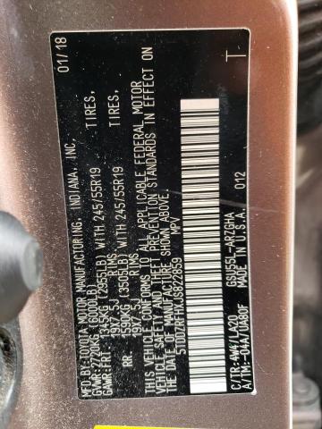 2018 Toyota Highlander Limited VIN: 5TDDZRFHXJS822859 Lot: 73279483