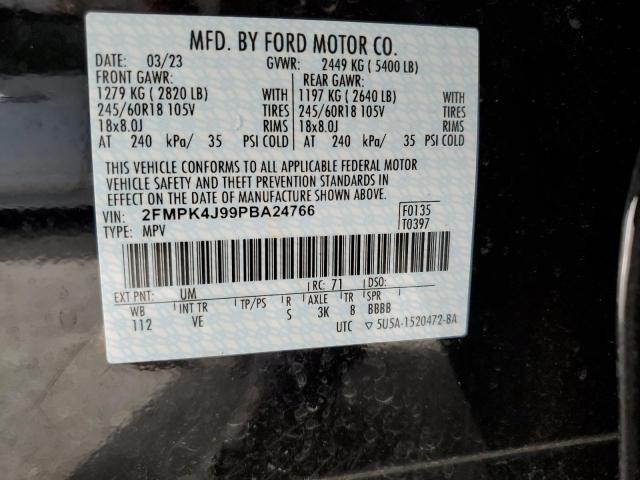 2FMPK4J99PBA24766 2023 FORD EDGE, photo no. 13