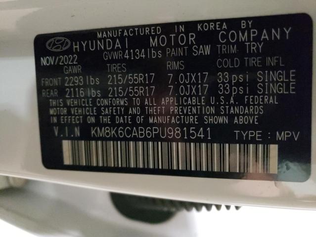 2023 HYUNDAI KONA SEL - KM8K6CAB6PU981541