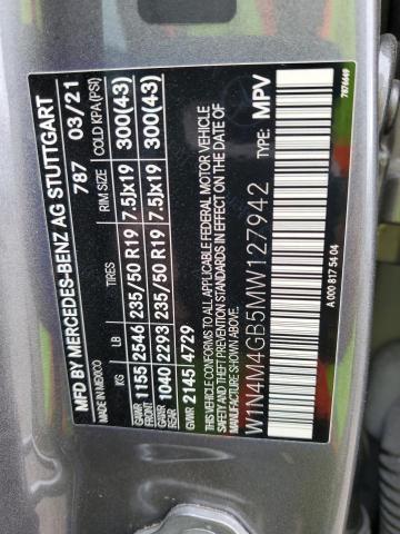 W1N4M4GB5MW127942 Mercedes-Benz GLB 250