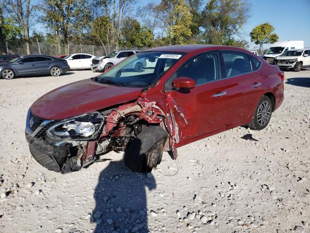 NISSAN SENTRA 2016 Червоний
