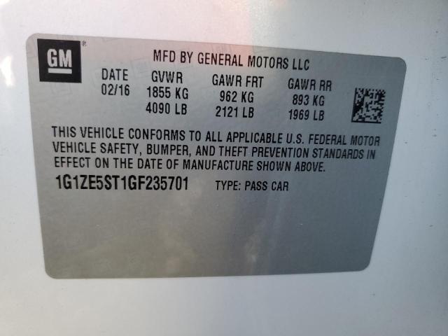 1G1ZE5ST1GF235701 Chevrolet MALIBU LT