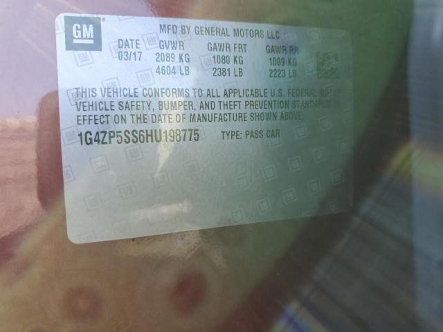 1G4ZP5SS6HU198775 Buick Lacrosse Essence