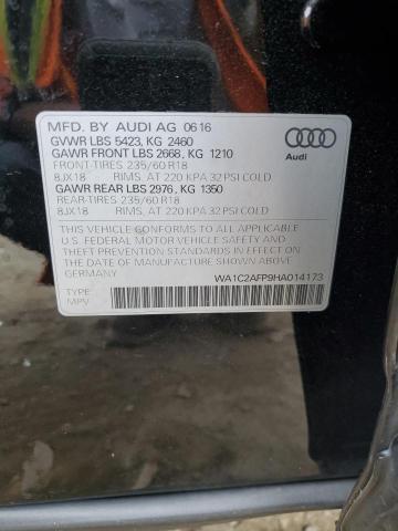 VIN WA1C2AFP9HA014173 2017 AUDI Q5 no.13