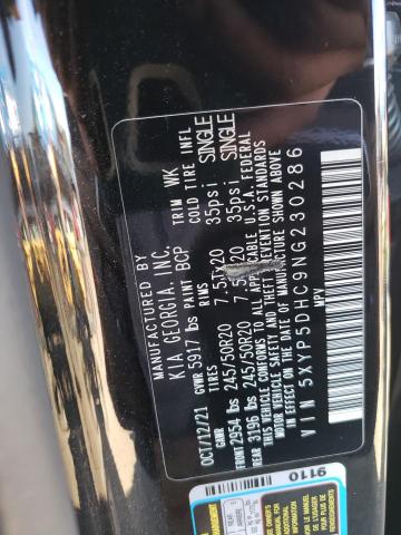 5XYP5DHC9NG230286 KIA Telluride Sx