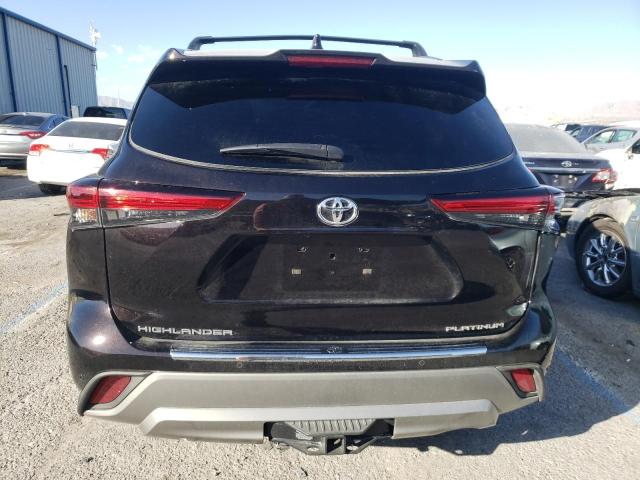 VIN 5TDFZRAH8NS142576 2022 Toyota Highlander, Platinum no.6