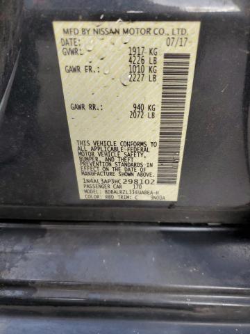 1N4AL3AP3HC298102 Nissan ALTIMA 2.5