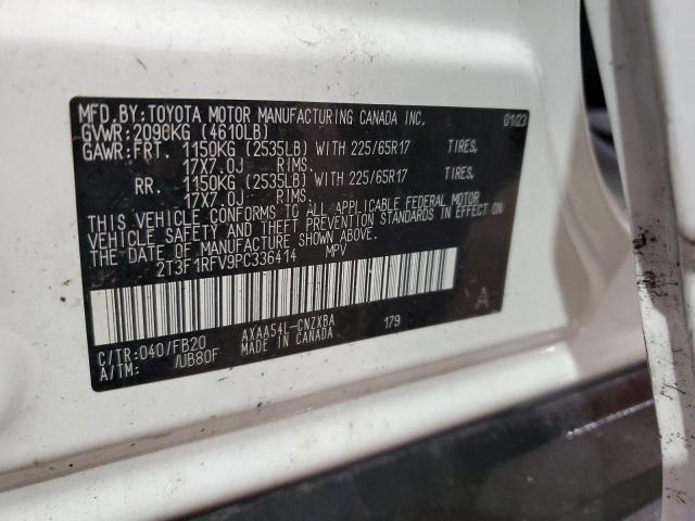  TOYOTA RAV4 2023 Білий
