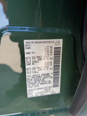 1N6ED1EJ8PN624785 Nissan FRONTIER S