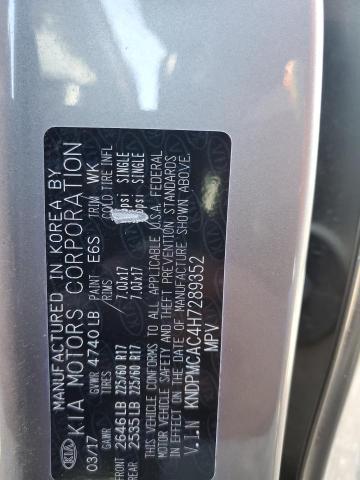 KNDPMCAC4H7289352 KIA Sportage Lx