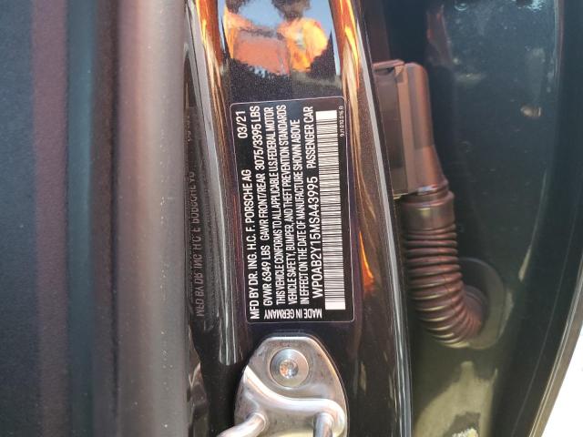 WP0AB2Y15MSA43995 Porsche TAYCAN 4S