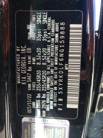 2022 KIA SORENTO SX - 5XYRKDLF6NG159888