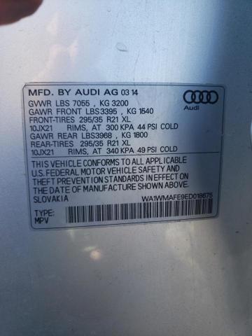 WA1WMAFE9ED018675 | 2014 AUDI Q7 PRESTIG