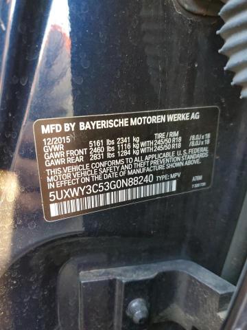 5UXWY3C53G0N88240 2016 BMW X3, photo no. 13