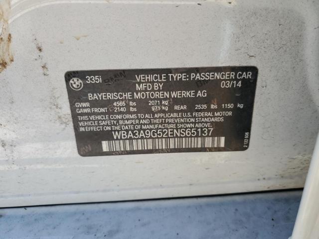 WBA3A9G52ENS65137 BMW 335 I
