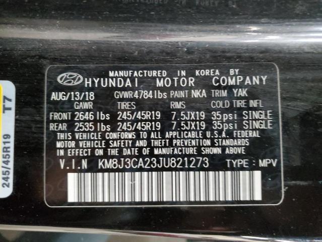 2018 HYUNDAI TUCSON VAL - KM8J3CA23JU821273