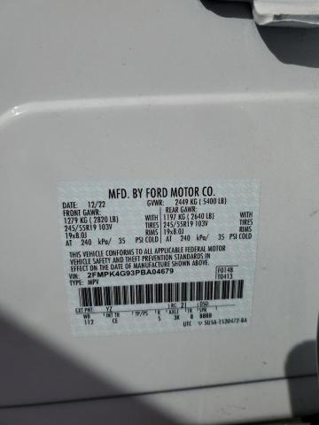 2FMPK4G93PBA04679 | 2023 FORD EDGE SE