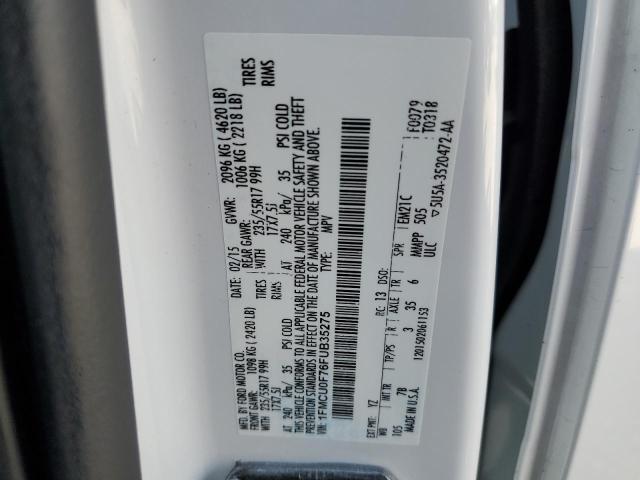 1FMCU0F76FUB35275 Ford ESCAPE S