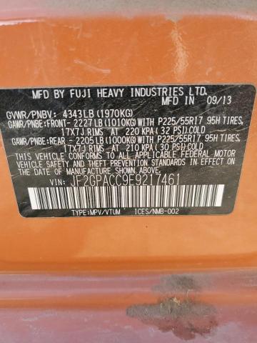 JF2GPACC9E9217461 Subaru Xv Crosstrek 2.0 Premium