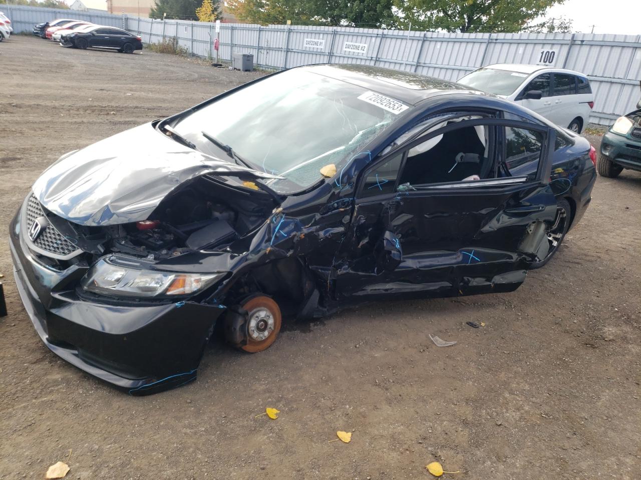 2HGFG3B54DH000487 2013 Honda Civic Lx