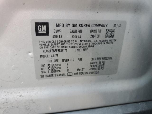 KL4CJESB6FB036174 Buick Encore