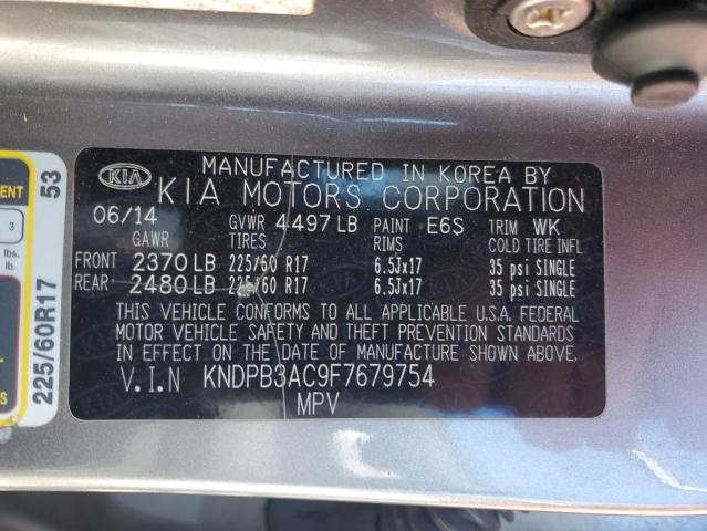 KNDPB3AC9F7679754 KIA Sportage Lx