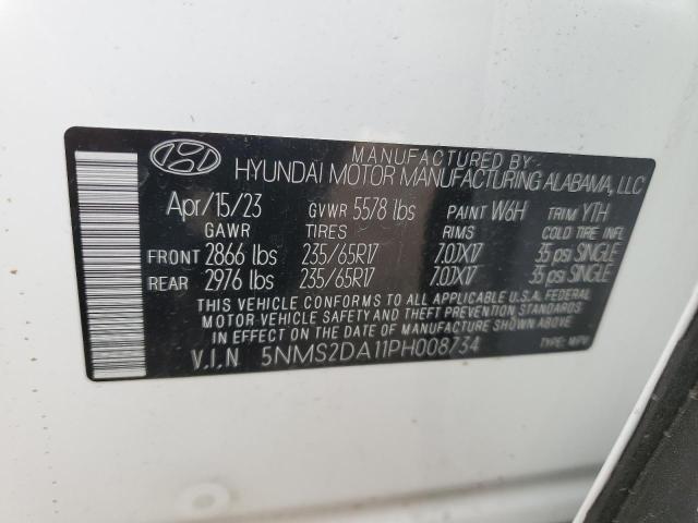 2023 HYUNDAI SANTA FE B 5NMS2DA11PH008734