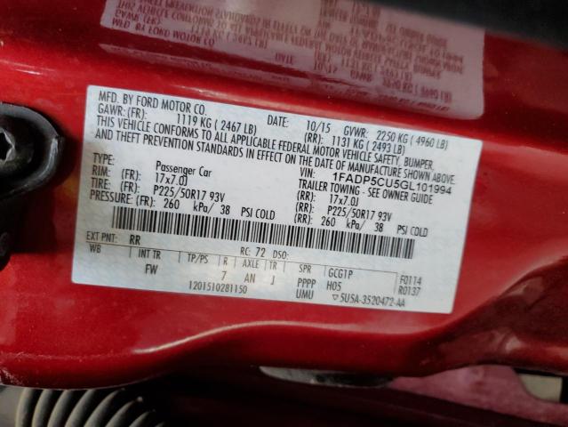 1FADP5CU5GL101994 Ford C-max Premium Sel