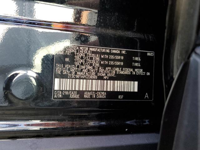 2T3C1RFV4PC238989 Toyota Rav4 Xle Premium