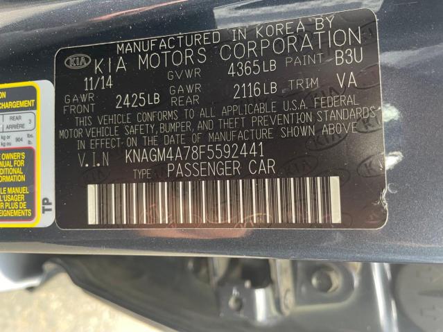 KNAGM4A78F5592441 KIA Optima Lx
