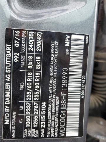 WDC0G4JB8HF138990 Mercedes-Benz GLC 300
