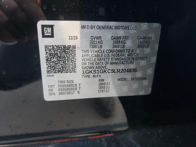 1GKS1GKC5LR204836 GMC Yukon Xl C1500 Slt