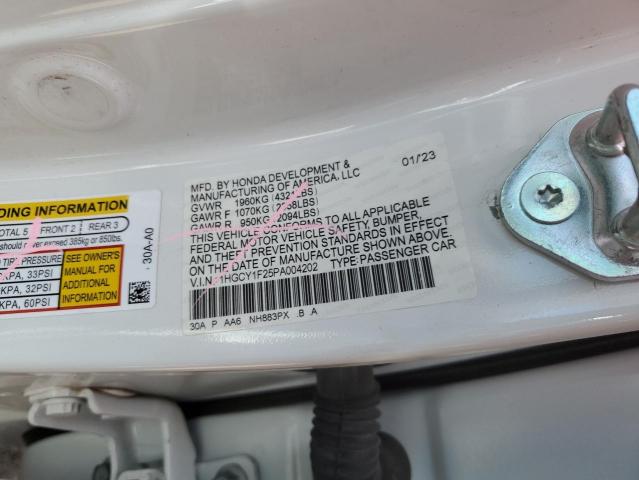2023 HONDA ACCORD LX - 1HGCY1F25PA004202