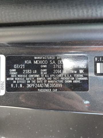 3KPF24AD7ME395899 KIA FORTE FE