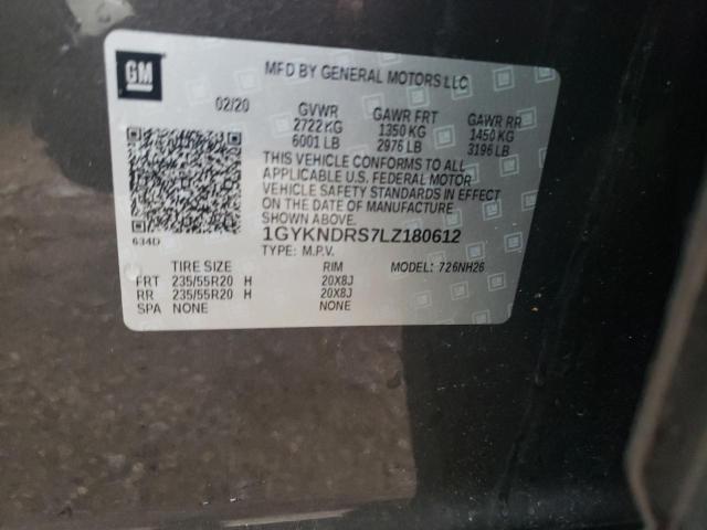 2020 Cadillac Xt5 Premium Luxury VIN: 1GYKNDRS7LZ180612 Lot: 73697563