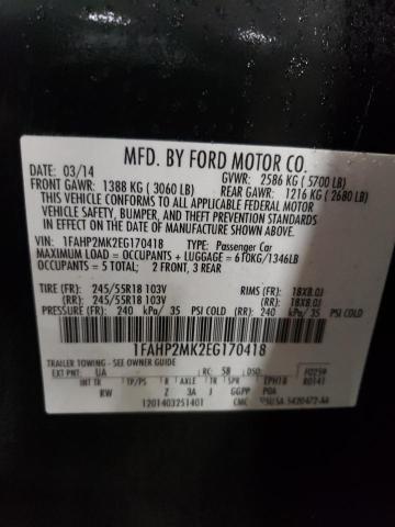 1FAHP2MK2EG170418 | 2014 FORD TAURUS POL