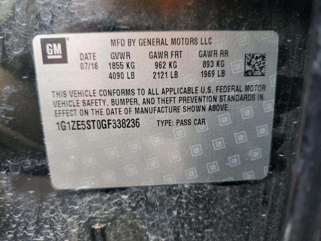 1G1ZE5ST0GF338236 Chevrolet MALIBU LT
